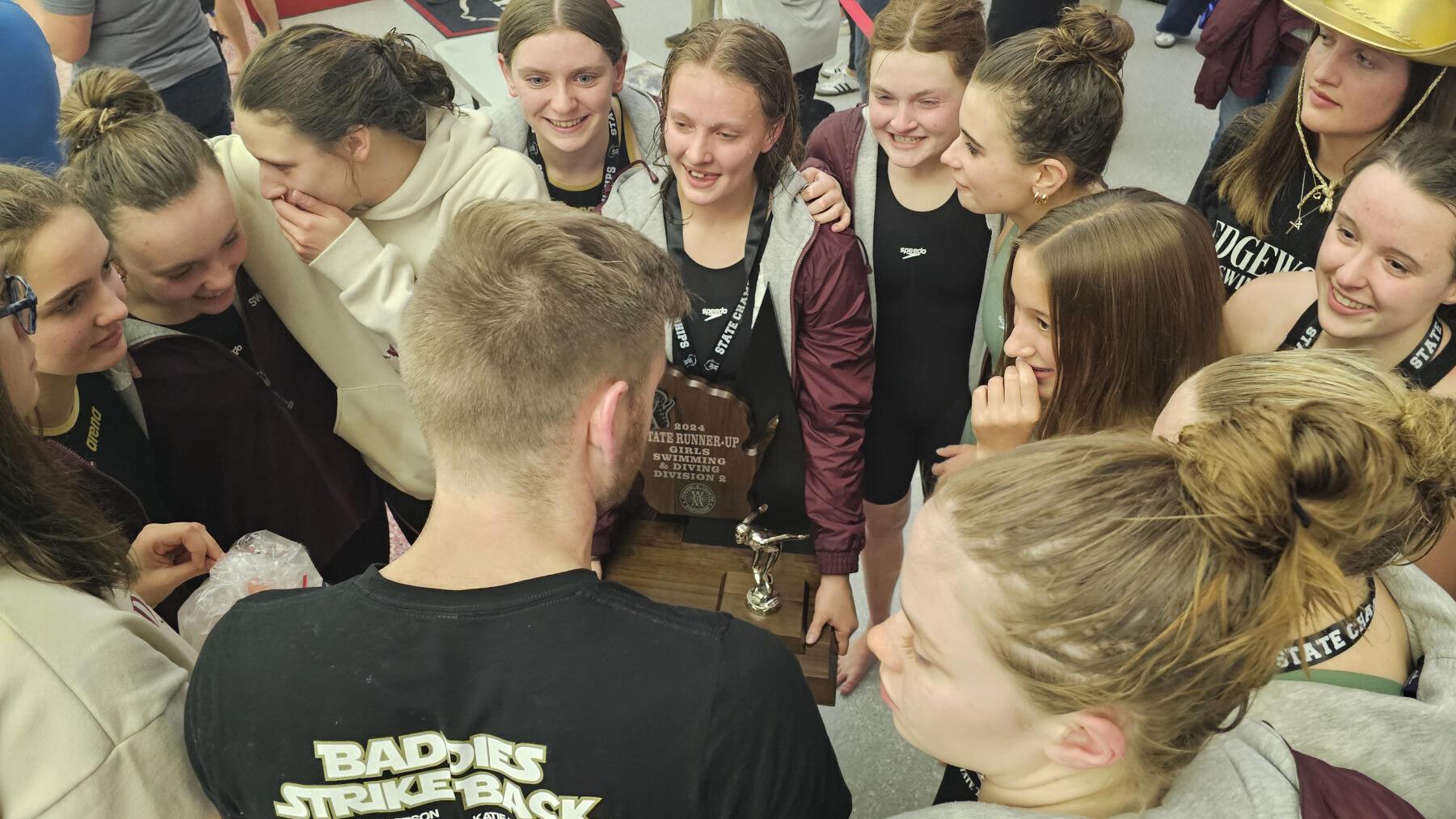 'Dedicate this to us': Madison Edgewood girls swim keeps it simple for silver medal